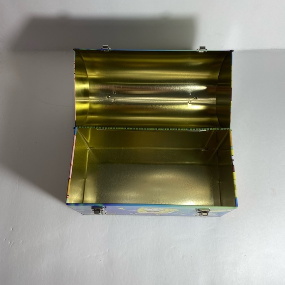 New SpongeBob employee of the month tin lunch box storage 2001 bag - Picture 7 of 8